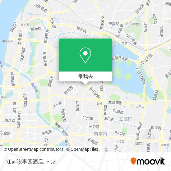 江苏议事园酒店地图