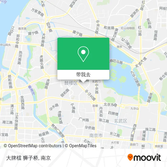 大牌檔 狮子桥地图