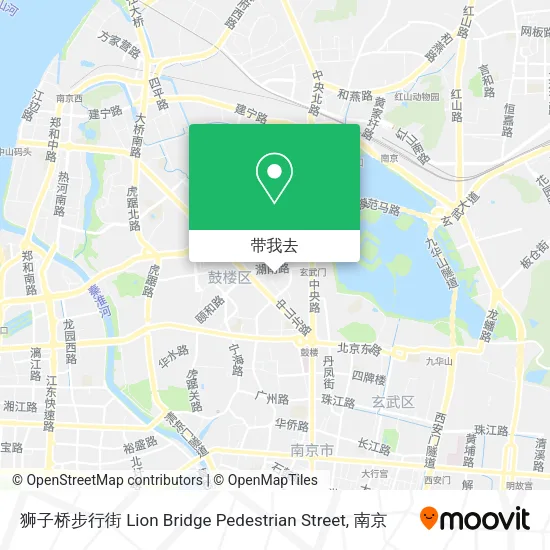 狮子桥步行街 Lion Bridge Pedestrian Street地图