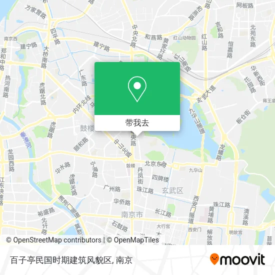 百子亭民国时期建筑风貌区地图