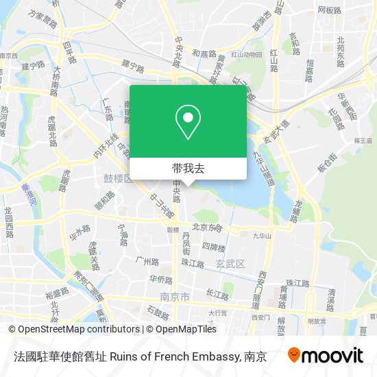 法國駐華使館舊址 Ruins of  French Embassy地图