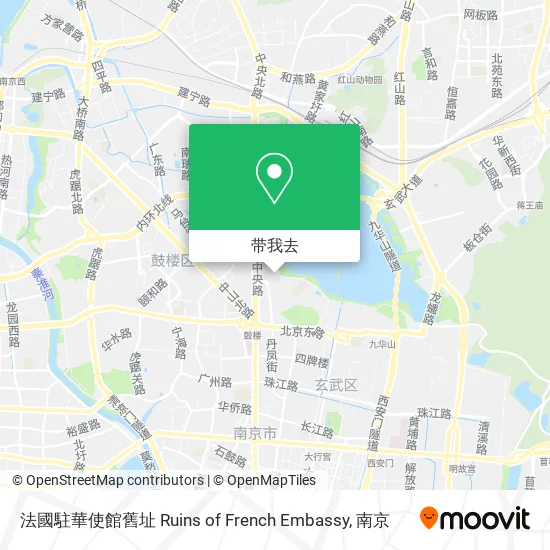法國駐華使館舊址 Ruins of  French Embassy地图