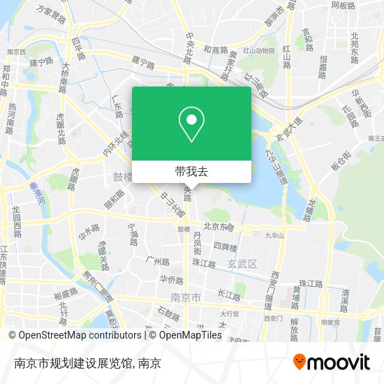 南京市规划建设展览馆地图
