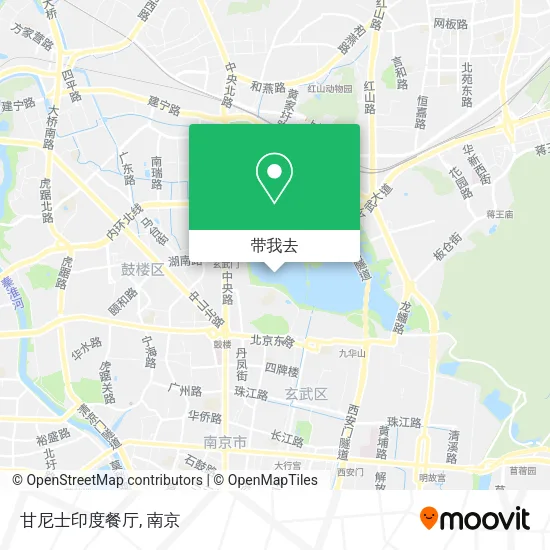 甘尼士印度餐厅地图