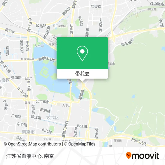 江苏省血液中心地图