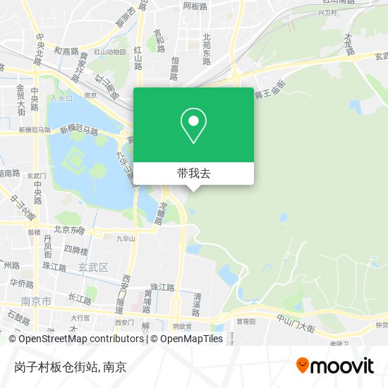 岗子村板仓街站地图