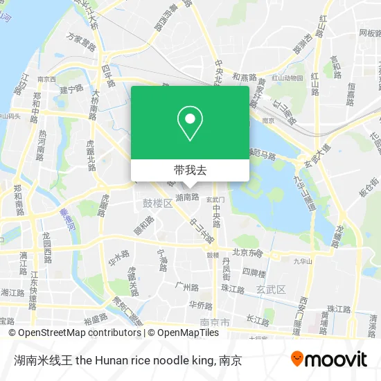 湖南米线王 the Hunan rice noodle king地图