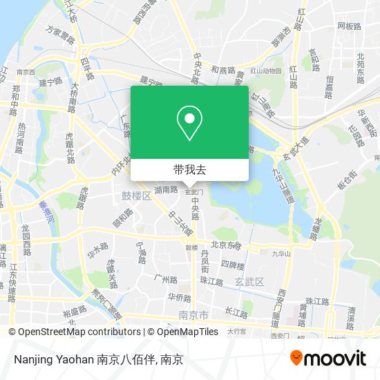 Nanjing Yaohan 南京八佰伴地图