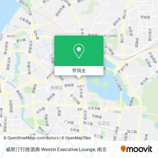 威斯汀行政酒廊 Westin Executive Lounge地图