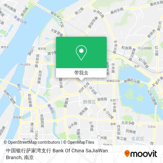 中国银行萨家湾支行 Bank Of China SaJiaWan Branch地图