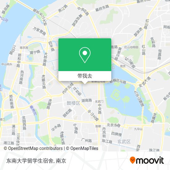 东南大学留学生宿舍地图