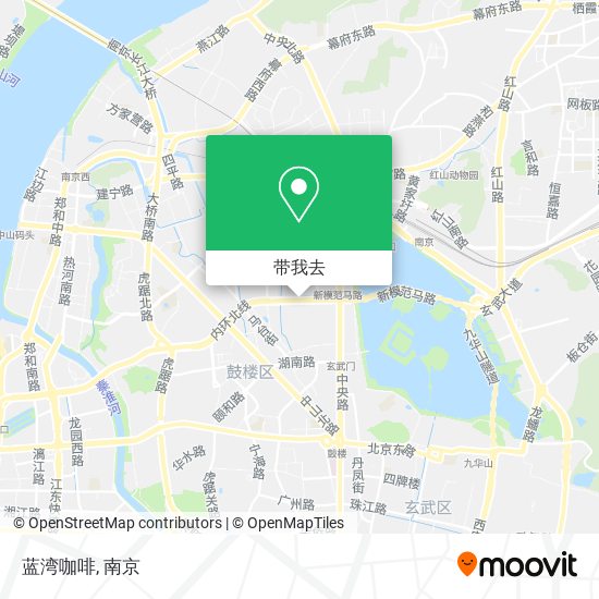 蓝湾咖啡地图