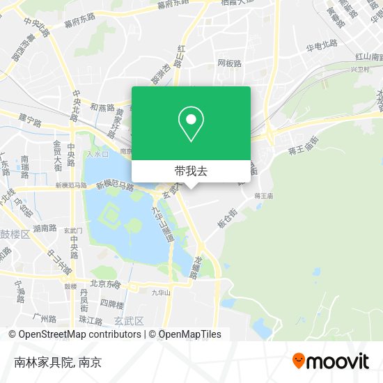 南林家具院地图