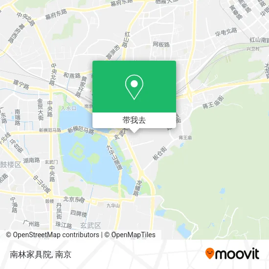 南林家具院地图