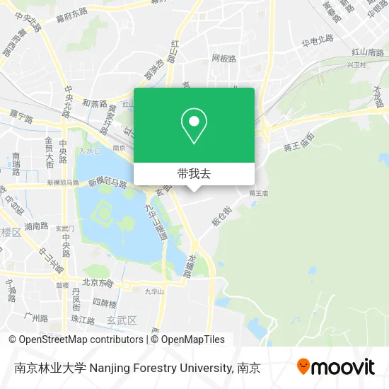 南京林业大学 Nanjing Forestry University地图