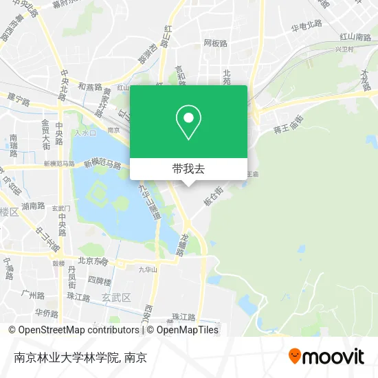 南京林业大学林学院地图