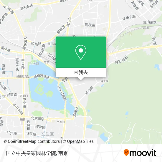 国立中央皇家园林学院地图