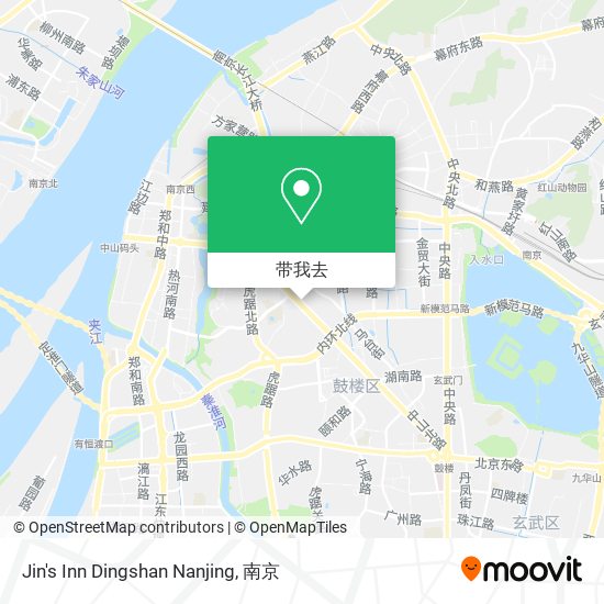 Jin's Inn Dingshan Nanjing地图
