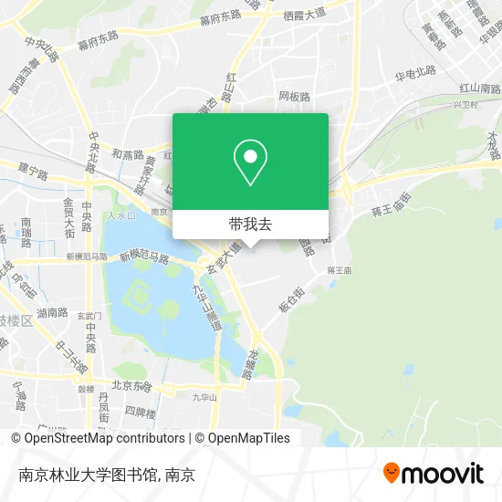 南京林业大学图书馆地图