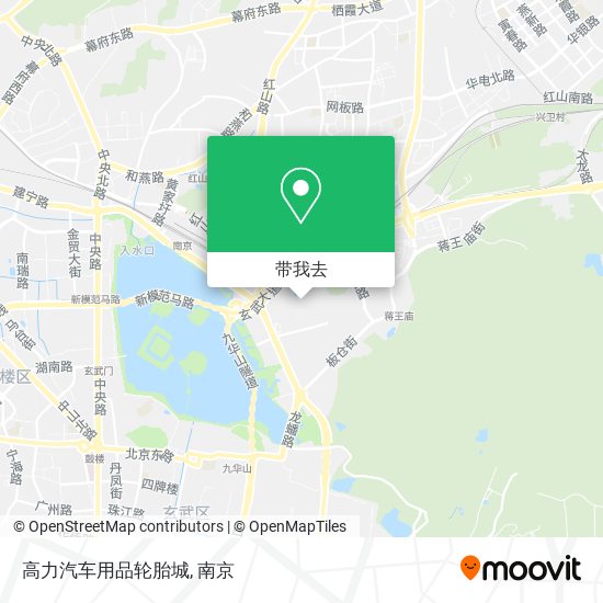 高力汽车用品轮胎城地图