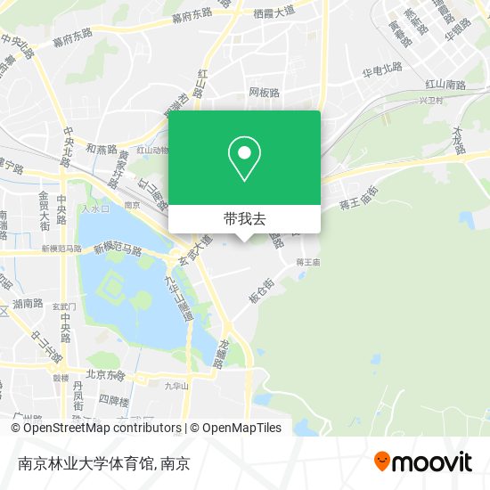 南京林业大学体育馆地图