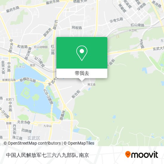 中国人民解放军七三六八九部队地图