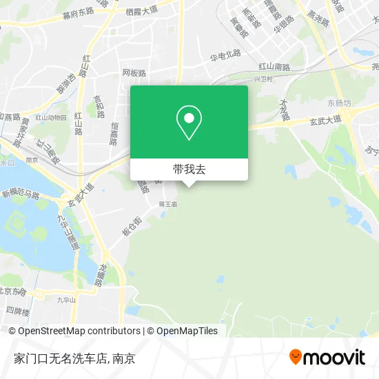 家门口无名洗车店地图