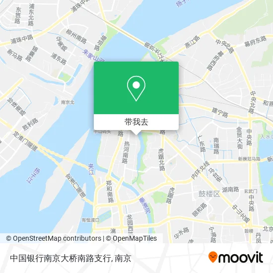 中国银行南京大桥南路支行地图