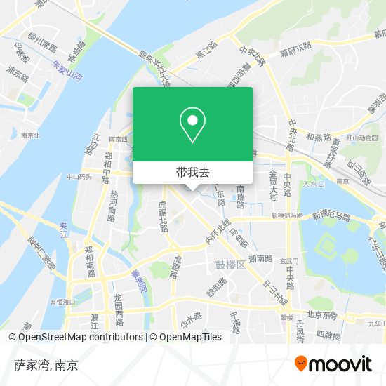 萨家湾地图