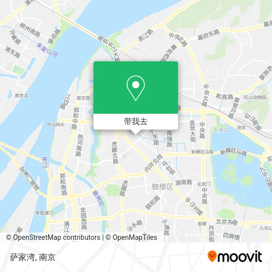 萨家湾地图