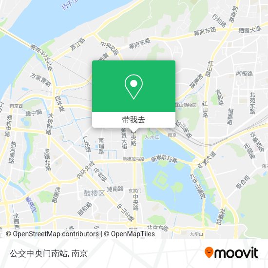 公交中央门南站地图
