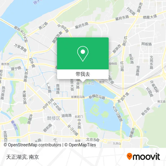 天正湖滨地图