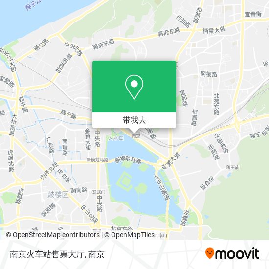 南京火车站售票大厅地图