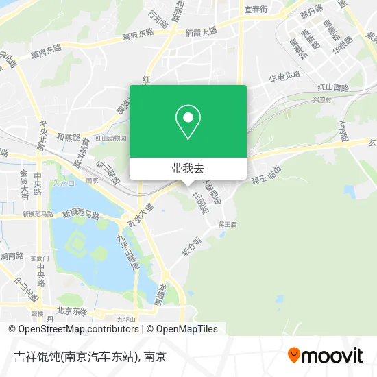 吉祥馄饨(南京汽车东站)地图