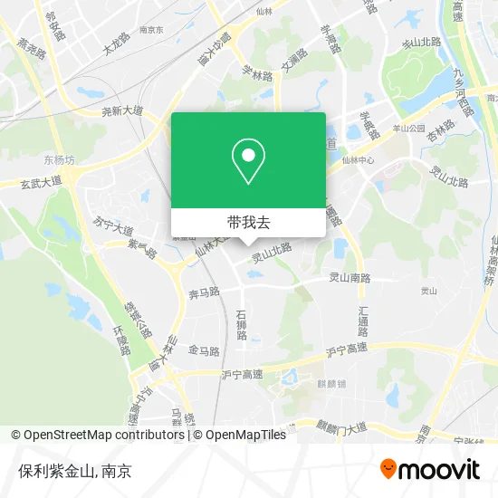 保利紫金山地图