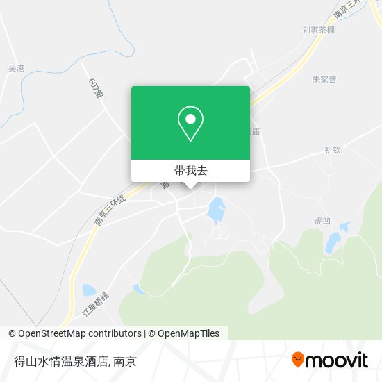 得山水情温泉酒店地图