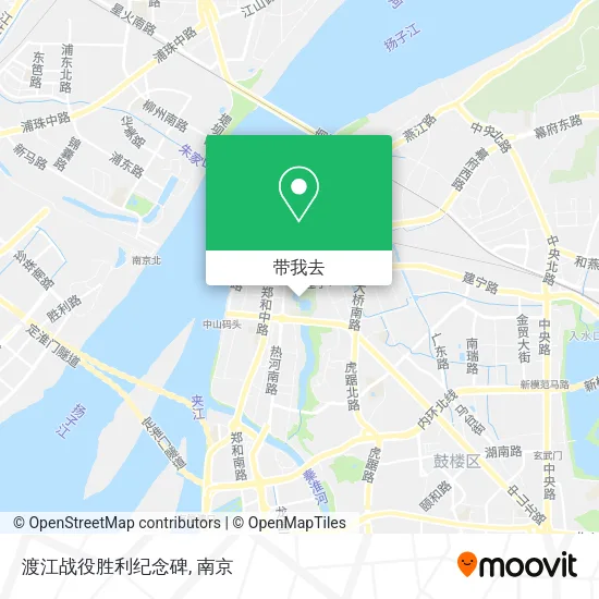 渡江战役胜利纪念碑地图