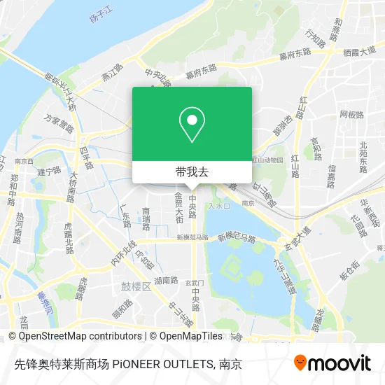 先锋奥特莱斯商场 PiONEER OUTLETS地图