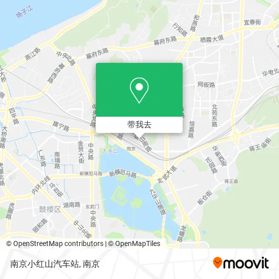 南京小红山汽车站地图