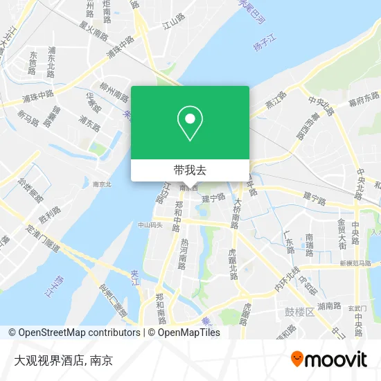 大观视界酒店地图