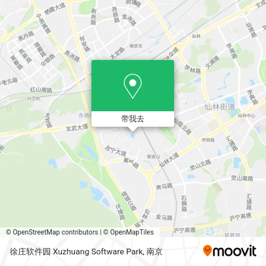 徐庄软件园 Xuzhuang Software Park地图