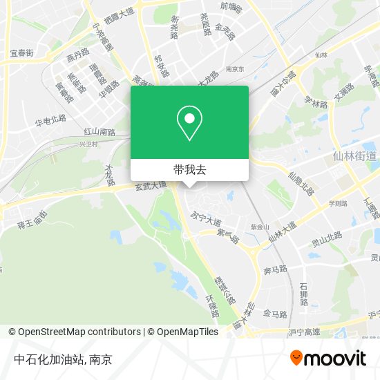 中石化加油站地图