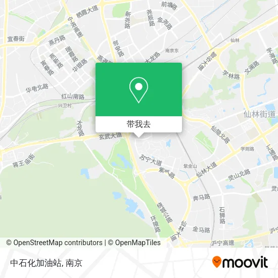 中石化加油站地图
