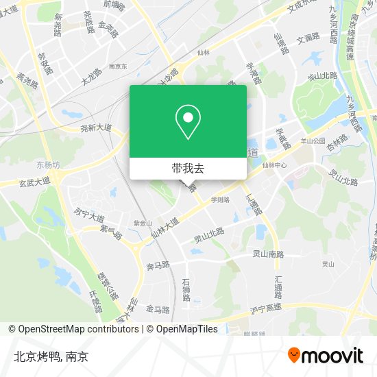 北京烤鸭地图