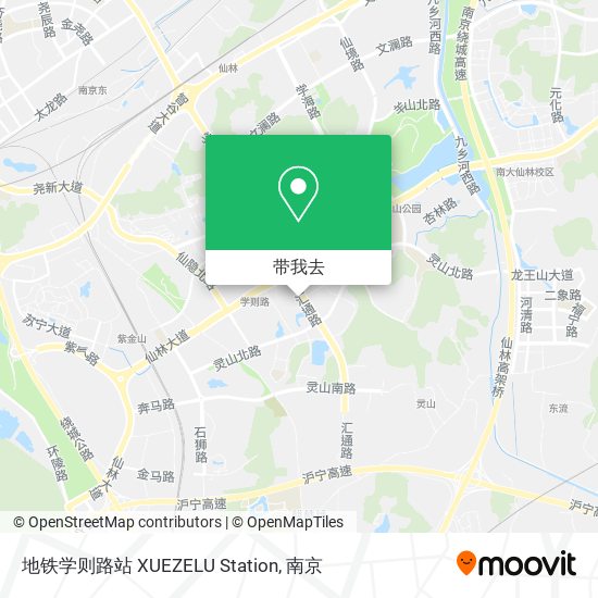 地铁学则路站 XUEZELU Station地图