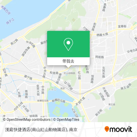 漢庭快捷酒店(南山紅山動物園店)地图