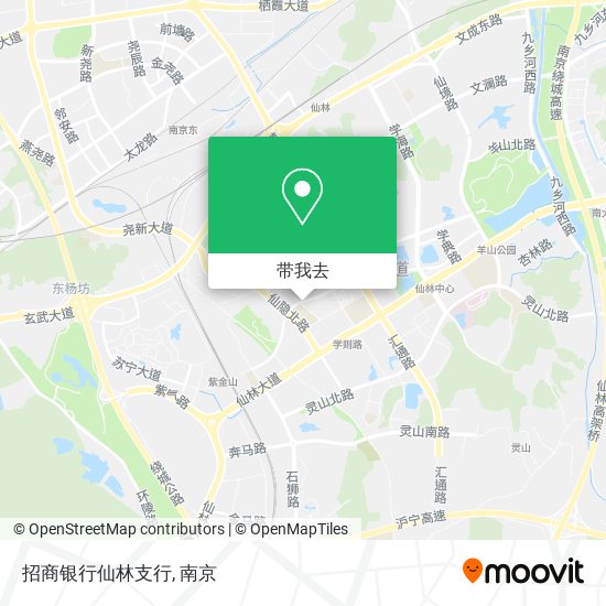 招商银行仙林支行地图