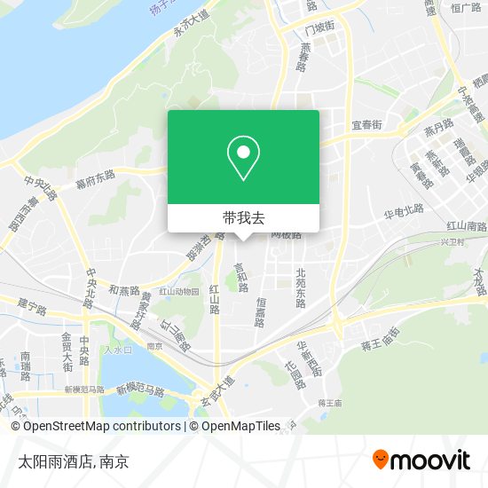太阳雨酒店地图