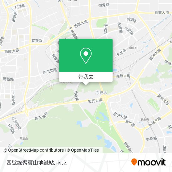 四號線聚寶山地鐵站地图