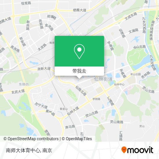 南师大体育中心地图
